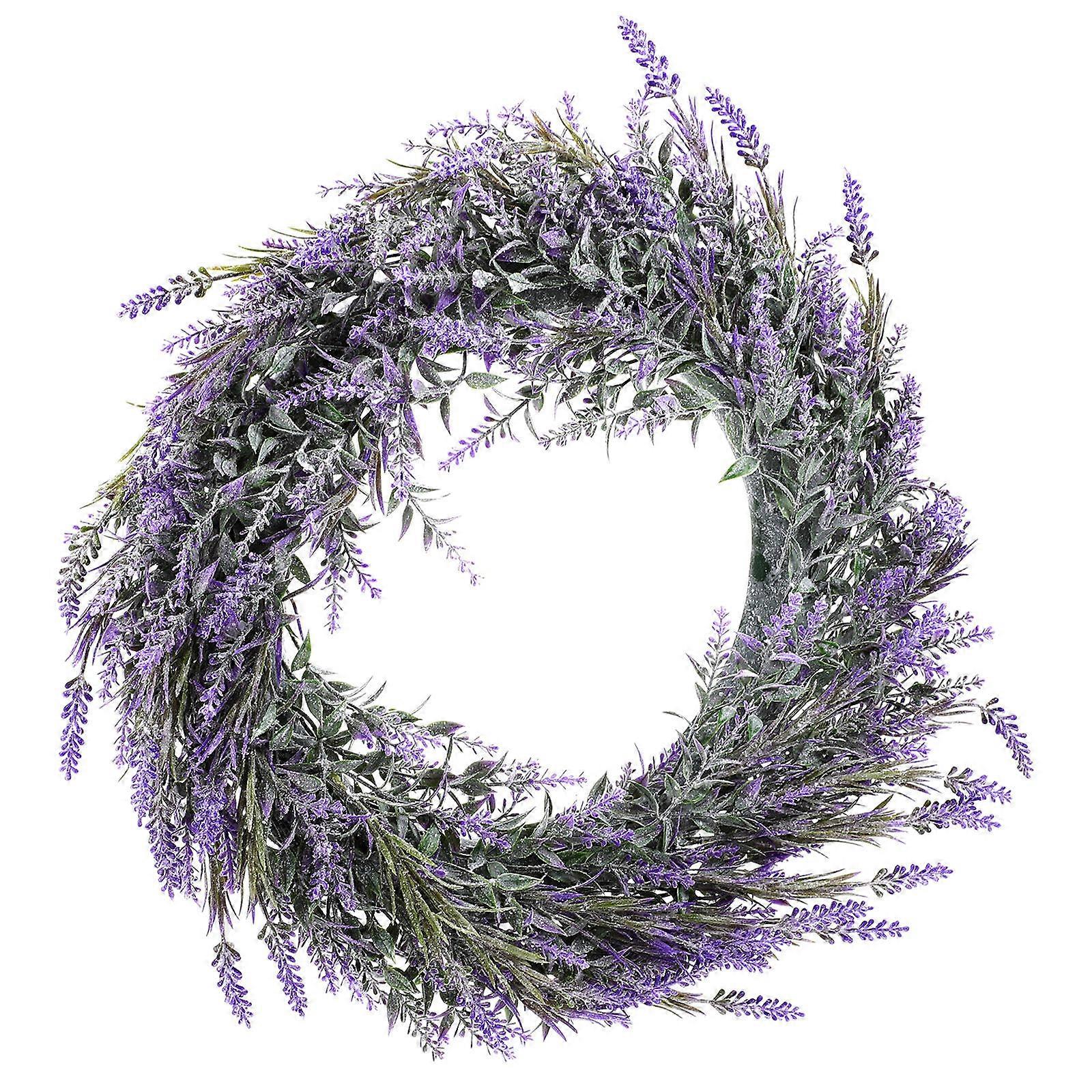 Spring Front Door Wreath, Enhances Home Decor with Realistic Floral Design