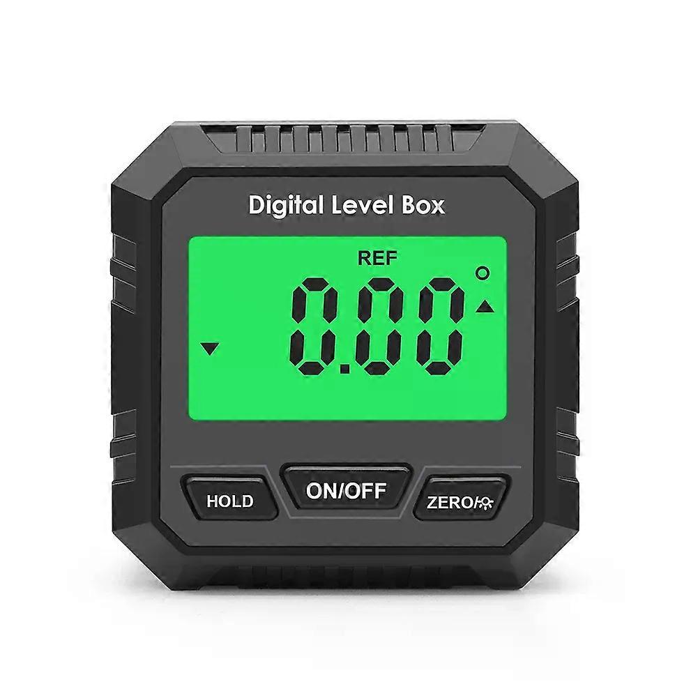 360 Degree Digital Mini Protractor Finder LCD Backlight Magnet Bevel Inclinometer Electronic Level Angle Tripmeter
