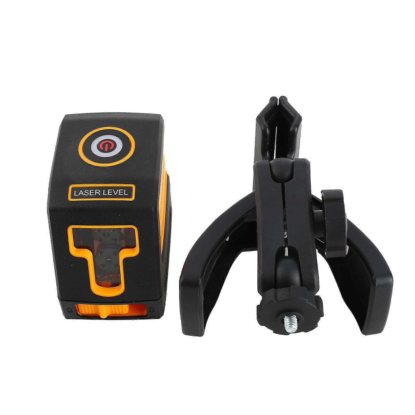 Self-Leveling 2 Red Professional Horizontal Cross Line Leveling Level Kit with Selectable Laser Lines and Vertical Beam Spread