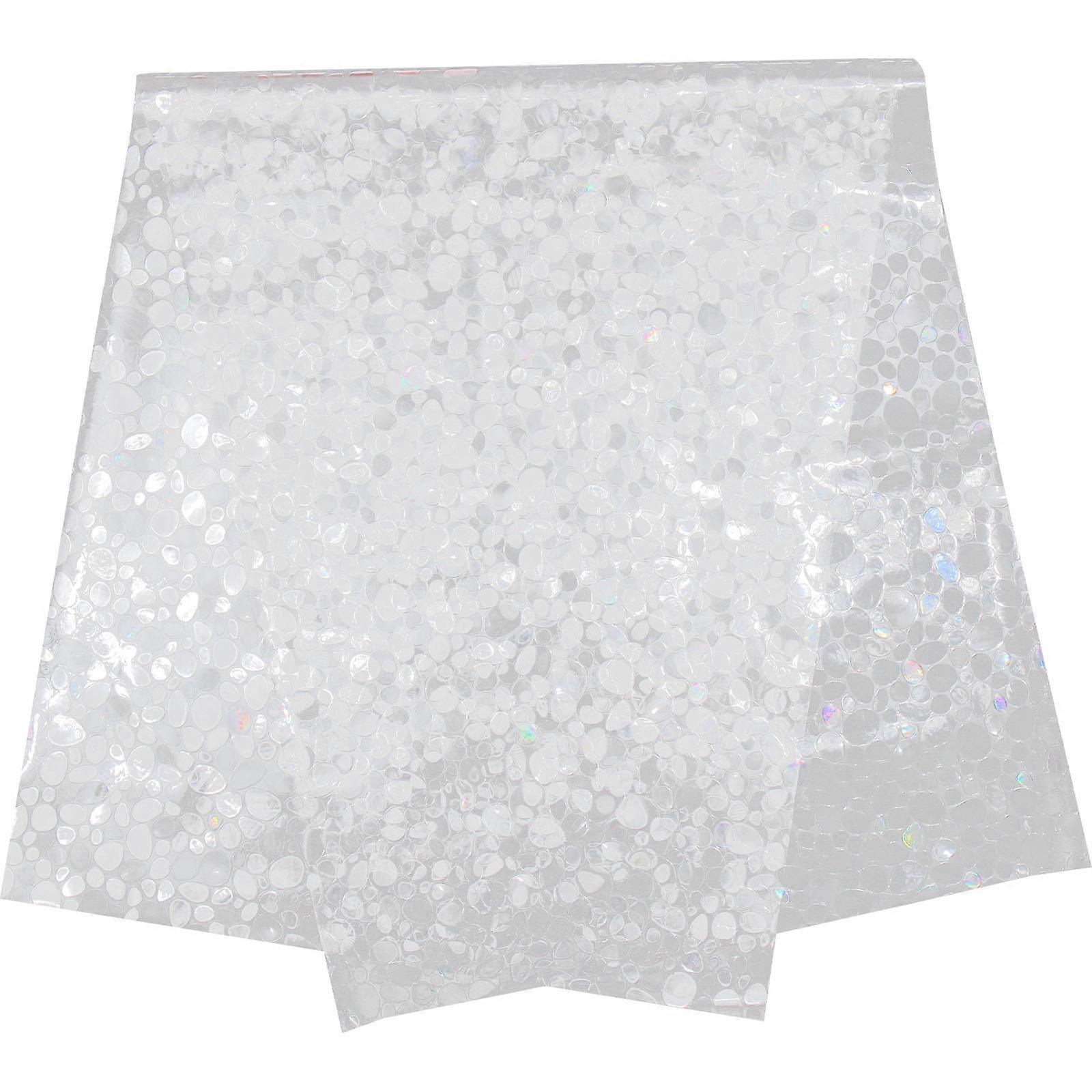 Privacy Window Film for Decorative Use Removable Static Glass Cling Multi Color Plastic 2Pcs