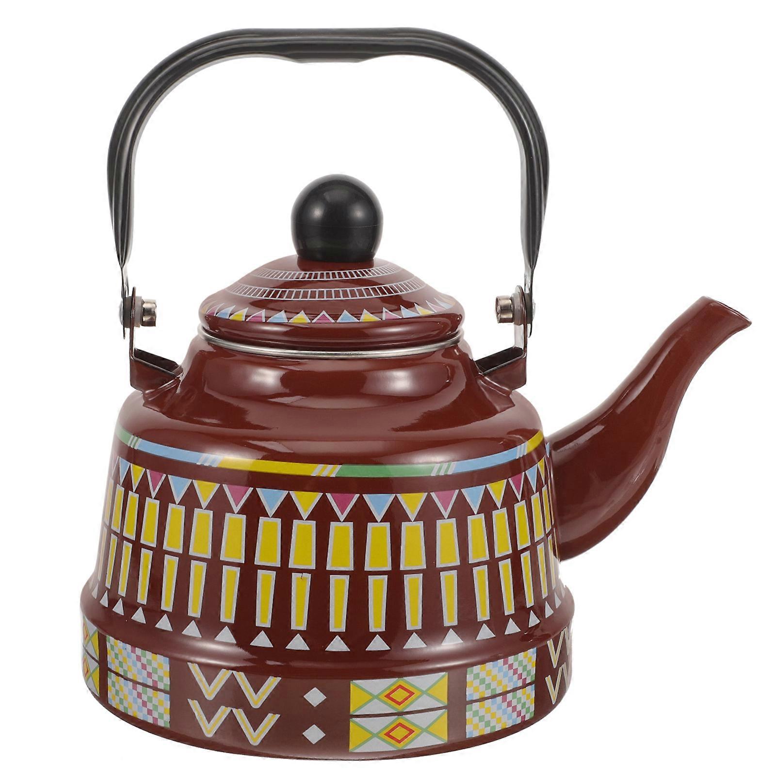 Water Kettle Enamel Material For Family And Friends 1.7L Daily Use 1Pack