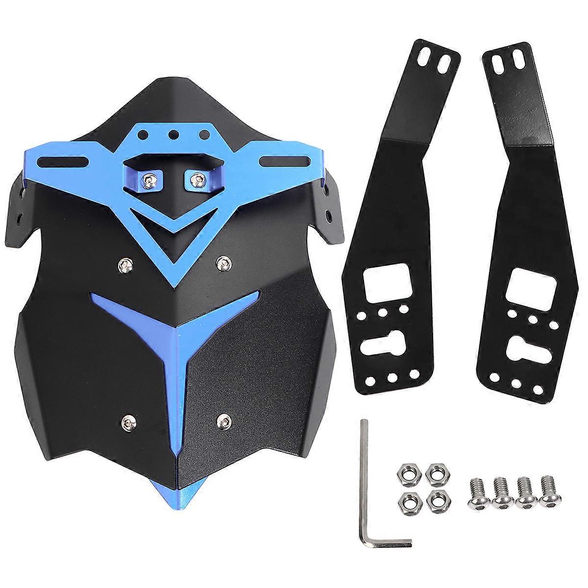 Motorcycle Accessories Set of Professional Motor Gear for Off-road Riding Aluminum Alloy Material Blue Prevent Splashing 1 Set