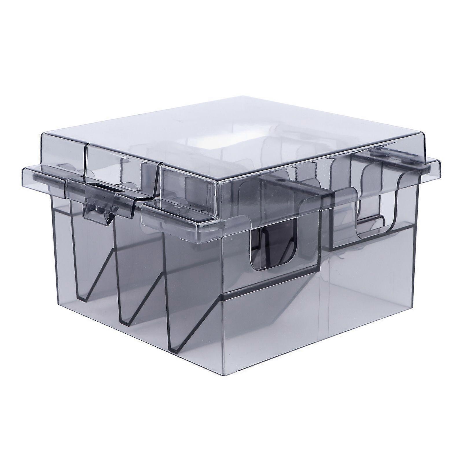 1pc Plastic Desktop Storage Box Barbershop Comb Box Desktop Storage Container