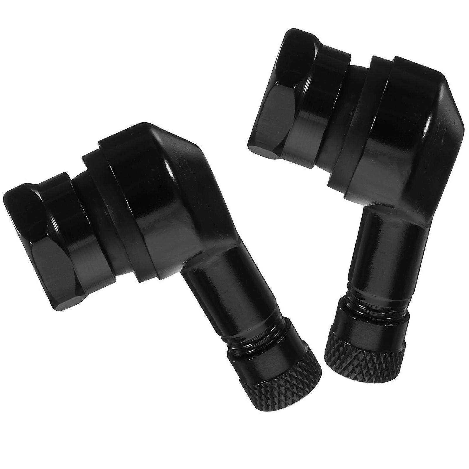 Valve Stem Cap 2pcs Durable Tire Valve Replacement for Motorcycles Easy Installation Automotive Accessories Resistant Sleek Design Optimal Performance