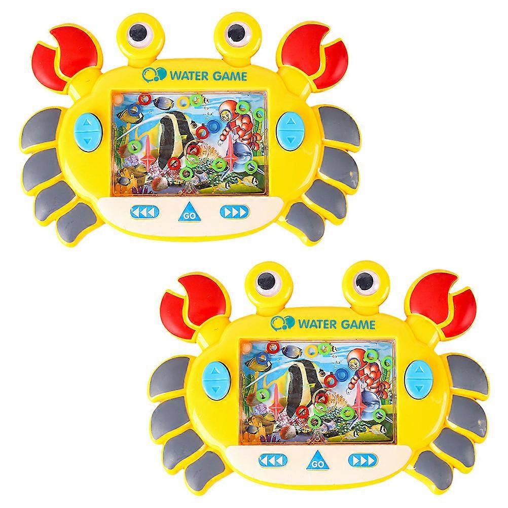 Handheld Water Toss Ring Game 2pcs Set Fun Outdoor Activity for Summer Play