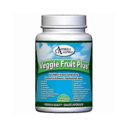 OmegaAlpha Veggie Fruit Plus, 120 Veg Caps