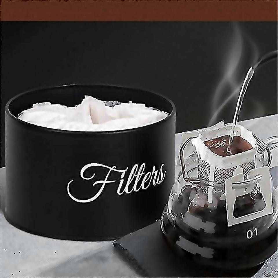 Für Kaffeefilterhalter Korb Kaffeefilteraufbewahrung mit Deckelweiß