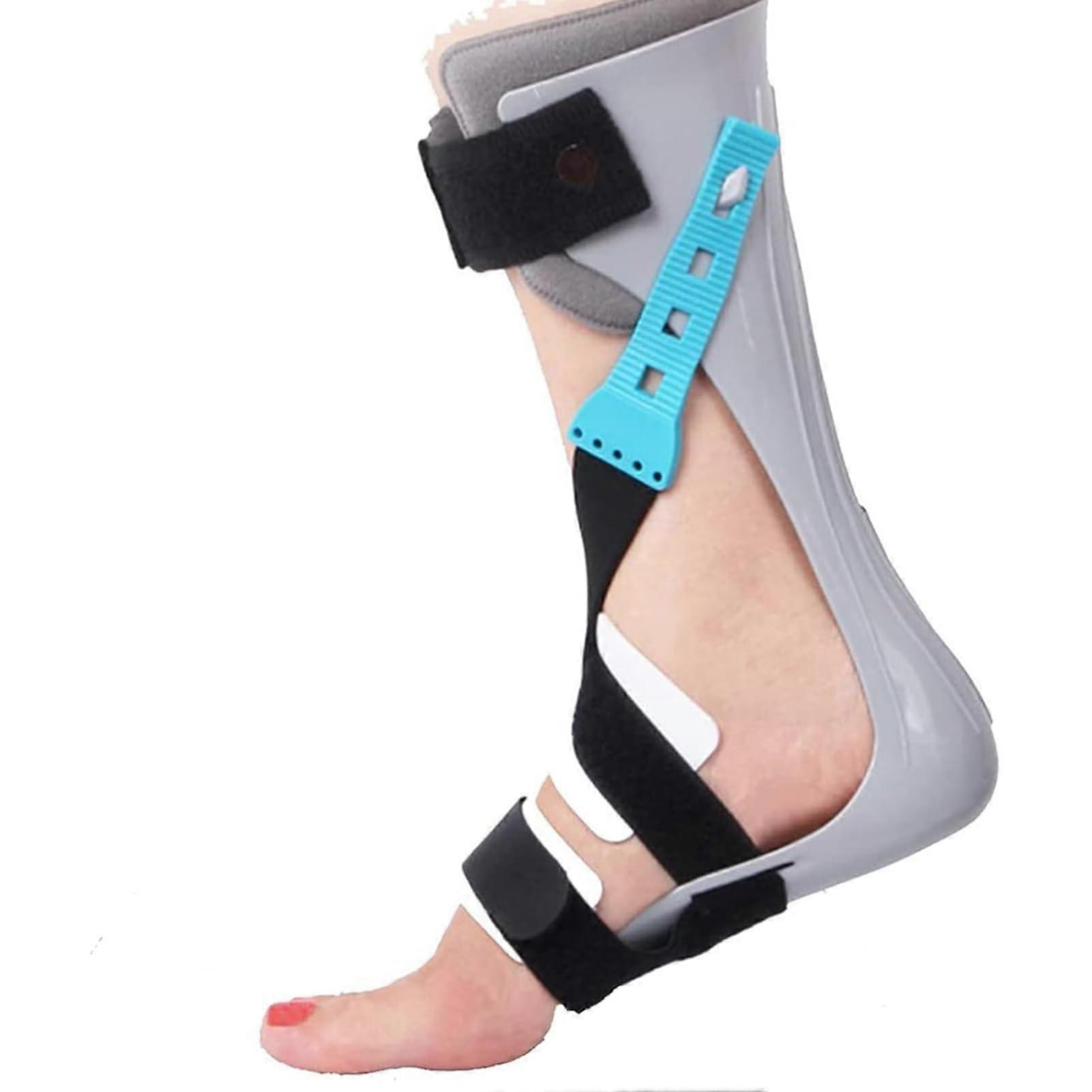 Foot Drop Corrector Ankle Support Brace Padded Stabilizer For Left Or Right Foot Adjustable Size Relieve Pressure