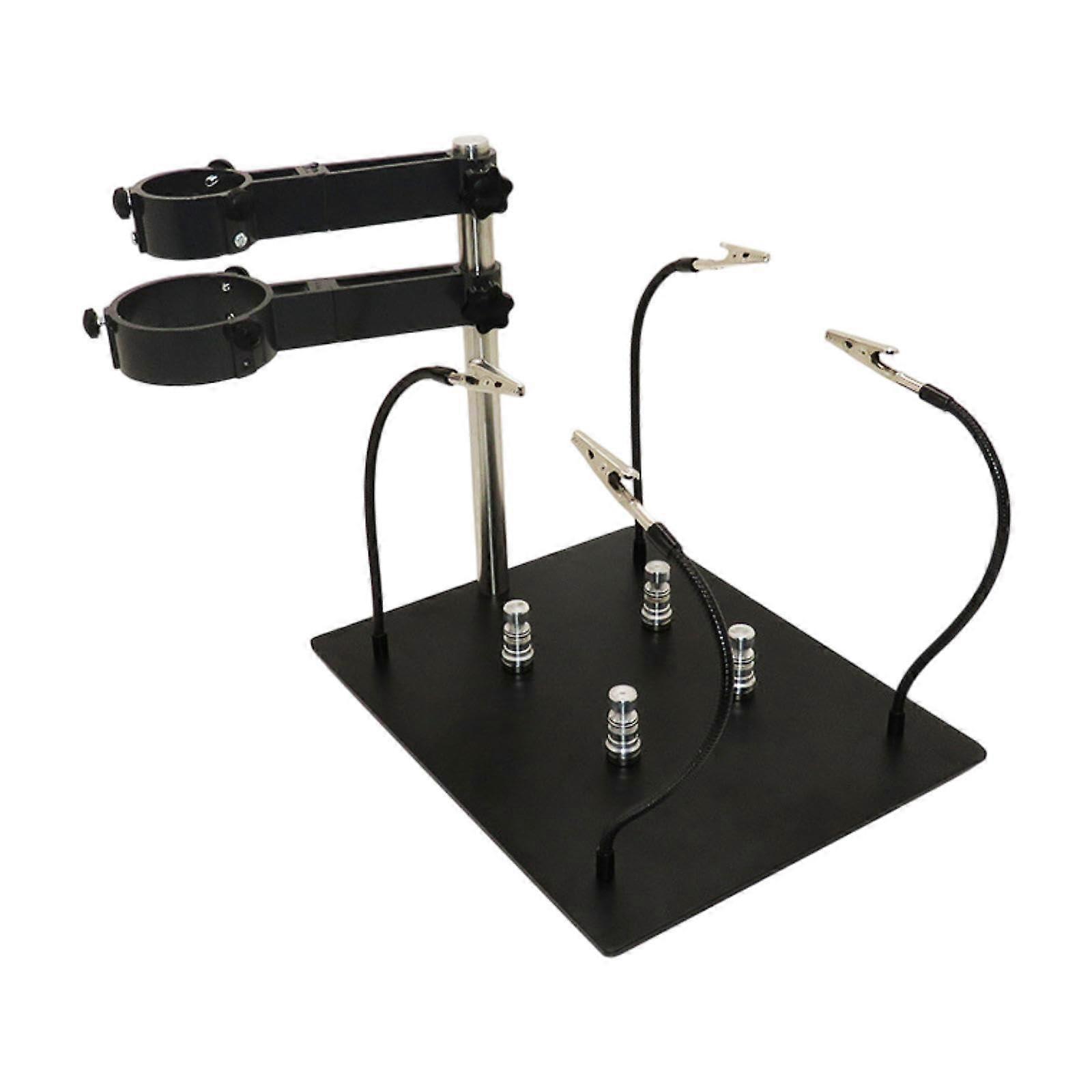 Hot Air Hand Machine Holder Stand Adjustable Rotary Platform Welding Tool Clamp Bracket for Heating Machine Household, Style A Ref: 7990