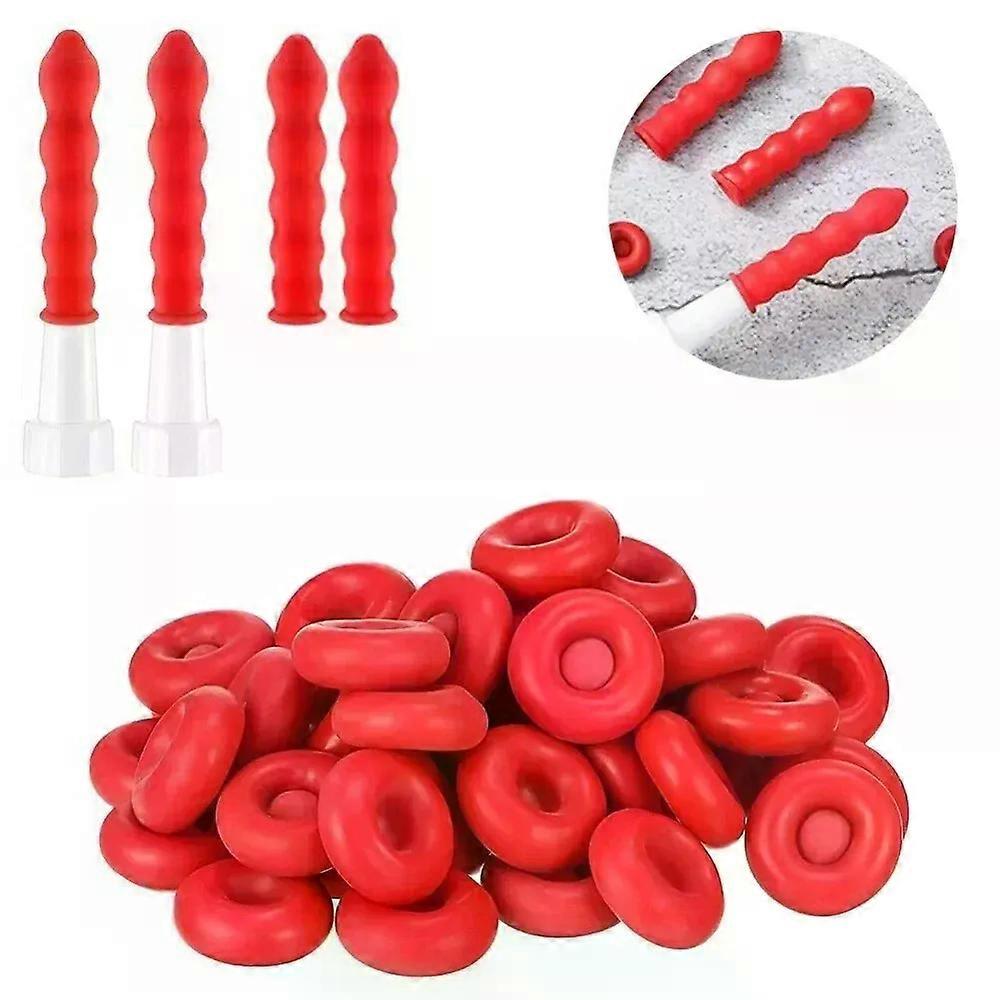 10/20/30PCS Caulk Cap Red Caulk Saving Cap Caulk Sealer Saver Open Caulking Tube For Sealing And Preserving