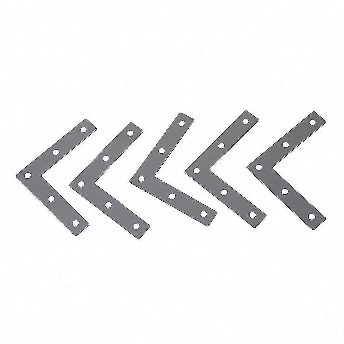 Angle Plate Corner Brace Flat L Shape Repair Bracket 80mm x 80mm