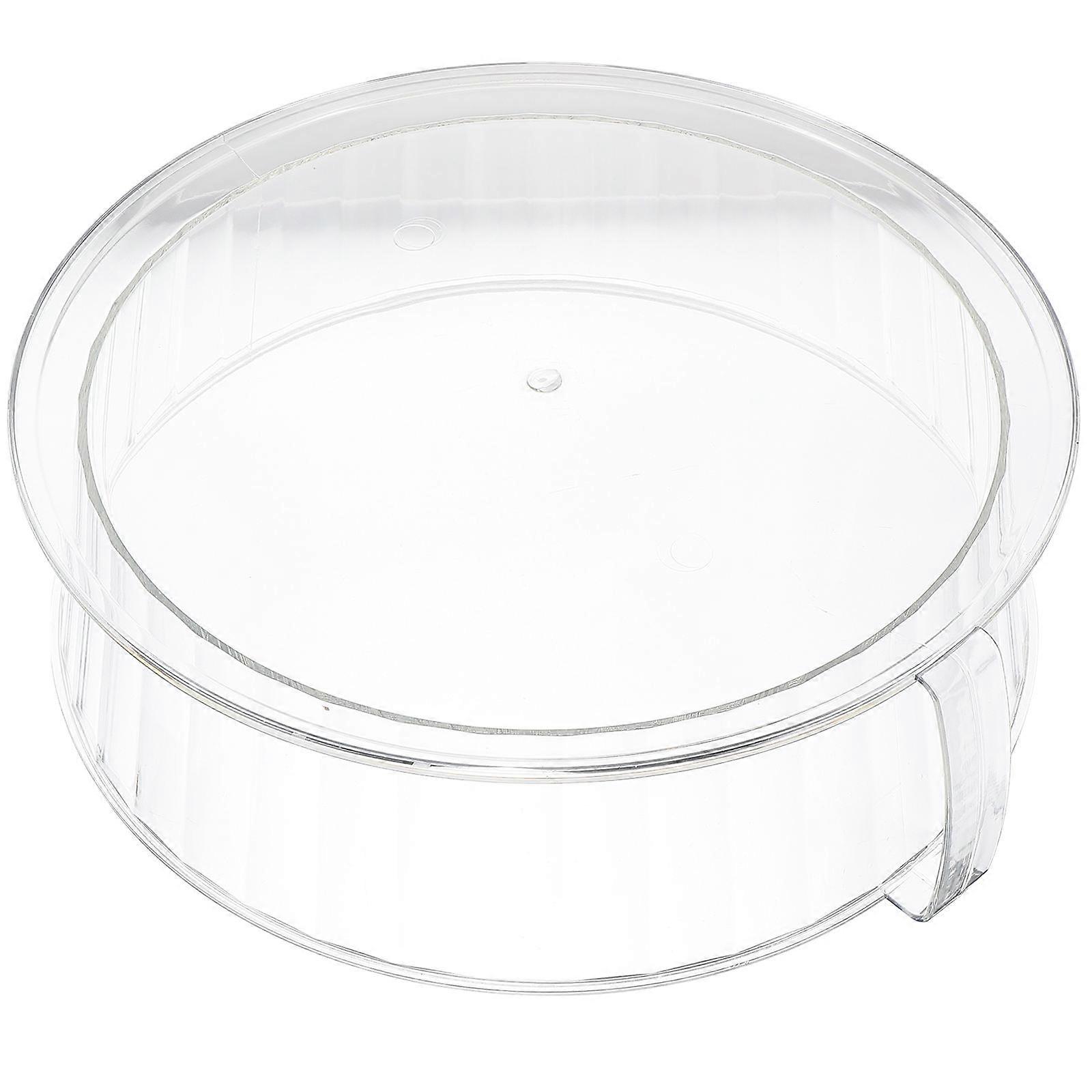 Party Food Cover Round Food Protector for Meal Protection with Transparent Pet Material Featuring Multi-Layer Stacking 1Pcs