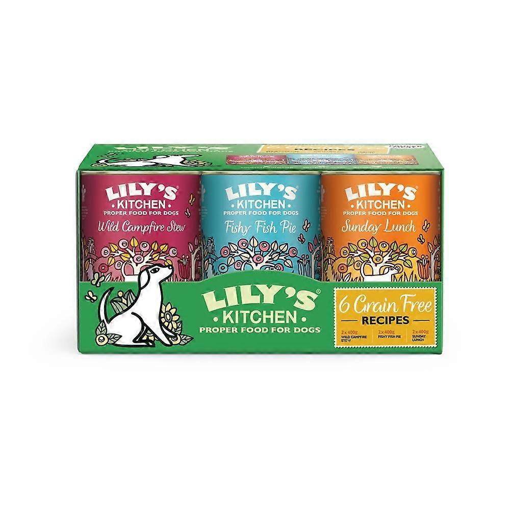 Lilys Kitchen Dog Grain Free Multipack 6x400g - 3 Pack