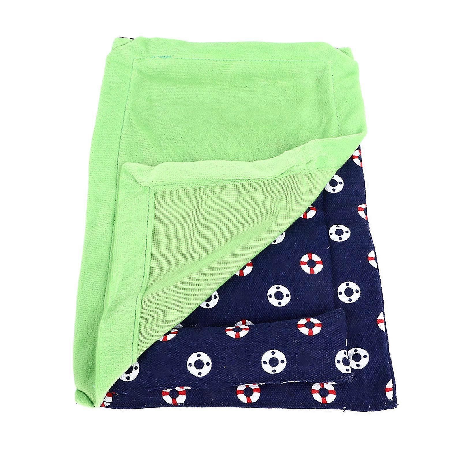 Reptile Bed Soft Cotton Cute Anchor Pattern Pillow for Small Pets