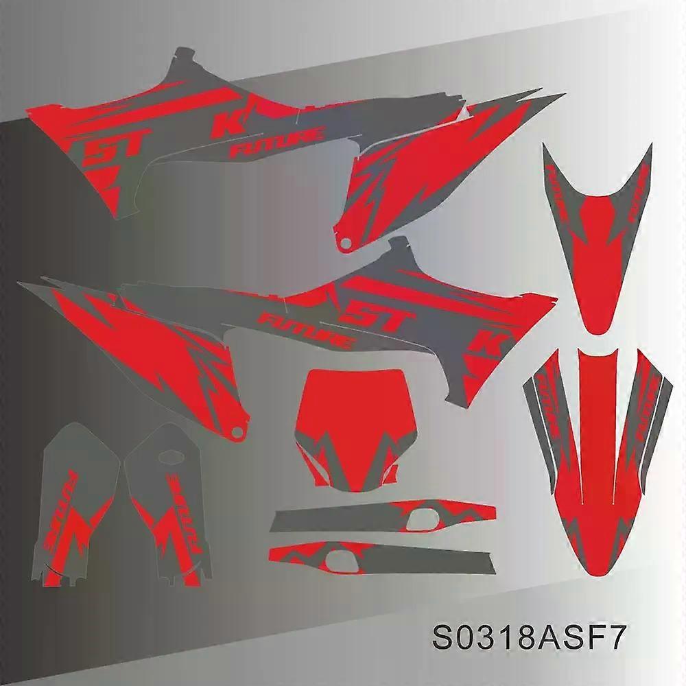 unique for Stark Future Varg 2022 2023 2024 Full Graphics Decals Stickers Motorcycle Background