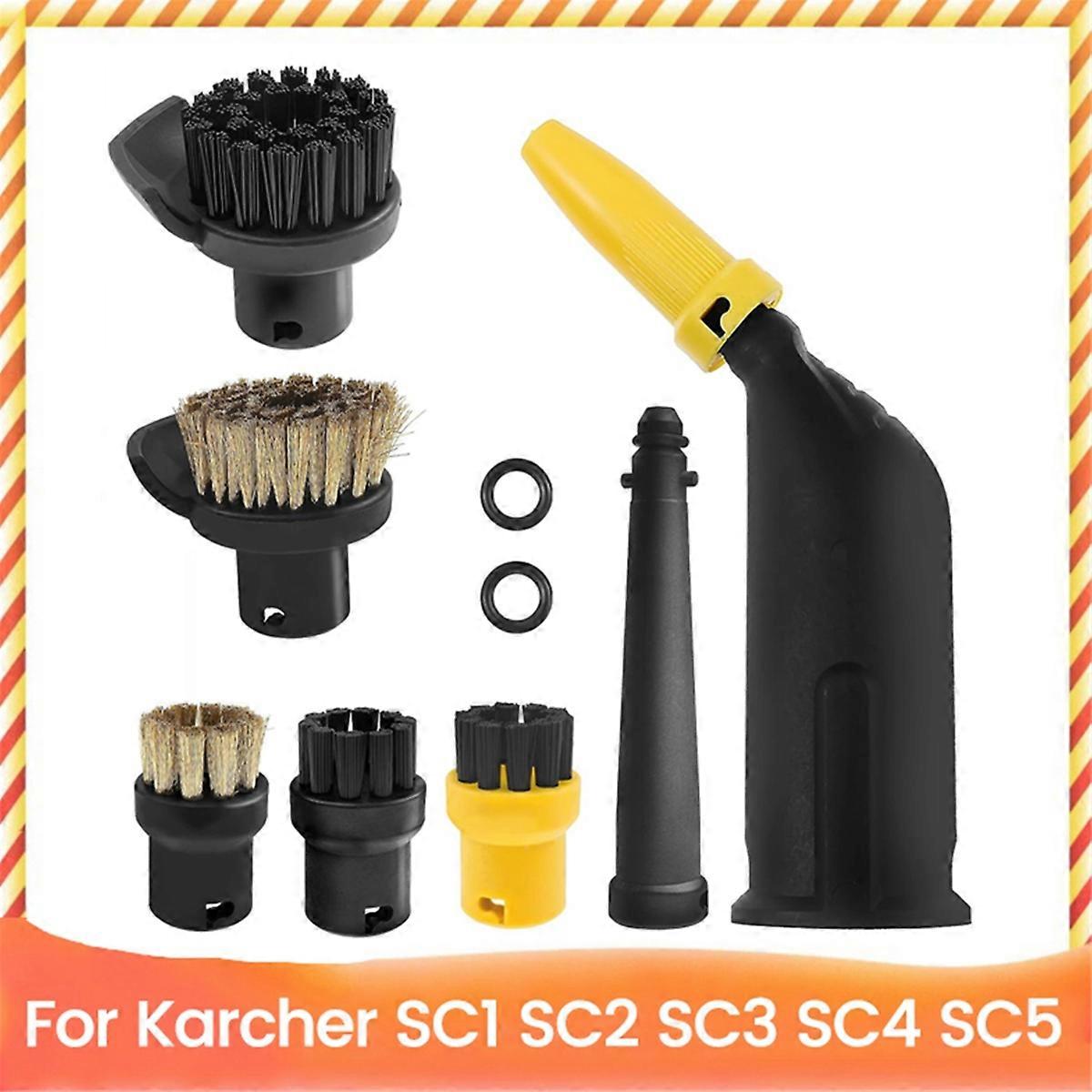 10Pcs Steam Cleaner Brush Head for SC1 SC2 SC3 SC4 SC5 Brush Nozzle for Cleaning Seam Corner Edge