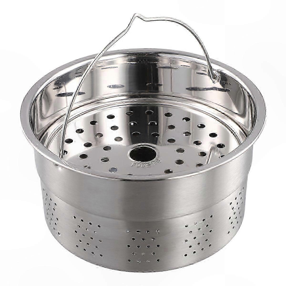 Universal Stainless Steel Steamer Insert for Multi-functional Kitchen Appliances