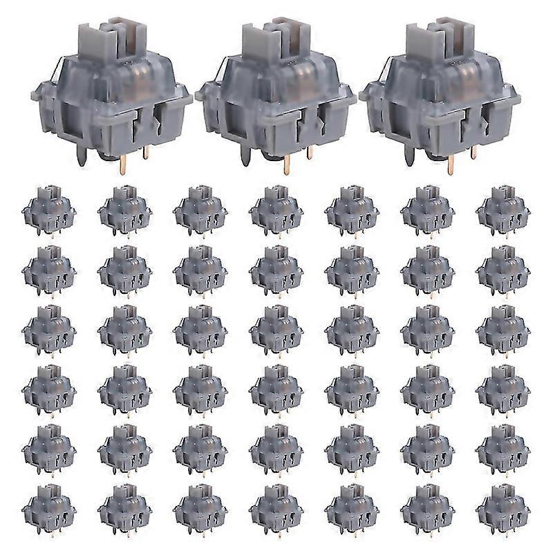 V3 Pro Switches 5 Pin 40gf Linear Switch With Dustproof Stem   Silver