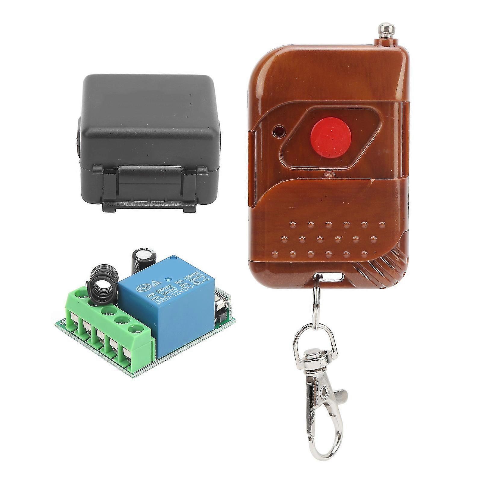 Wireless Remote Control Switch Receiver: 433MHz Single Channel Relay Module System
