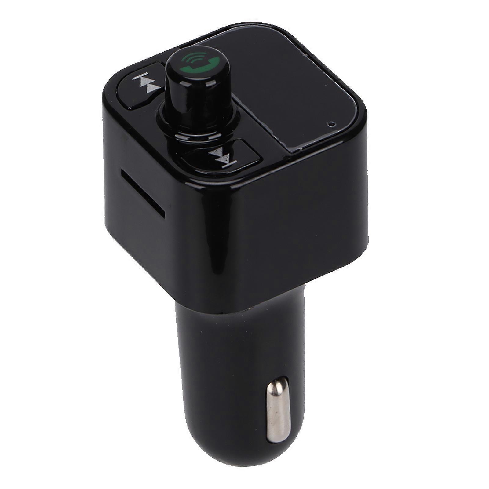 Car Bluetooth FM Transmitter B5 Black Wireless Audio Adapter