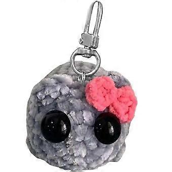 Peluche a forma di criceto triste, portachiavi a forma di criceto, peluche, bambola, portachiavi.