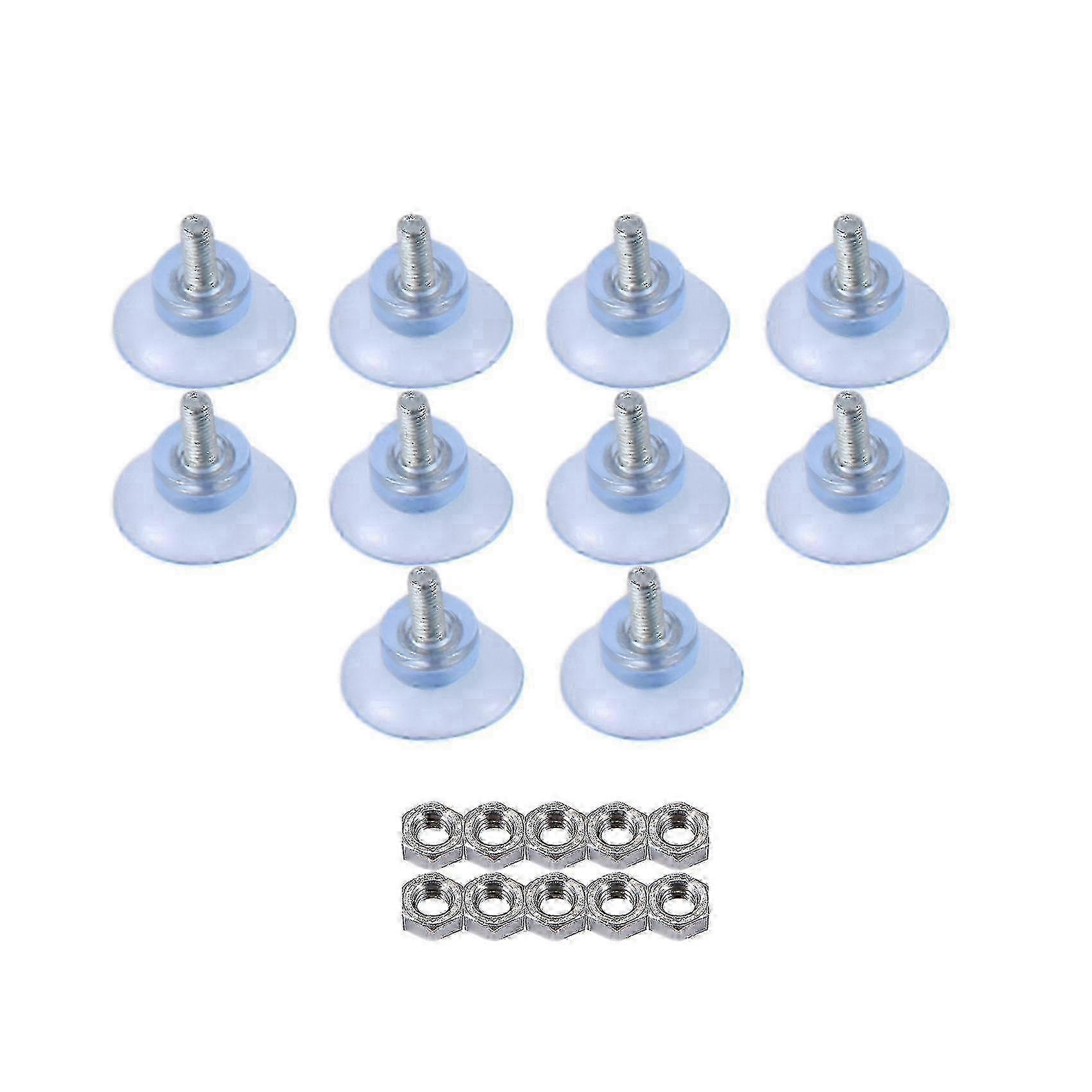10 Pcs Rubber Strong Suction Cup Replacements For Glass Table Tops With M6 Screw f54 2025