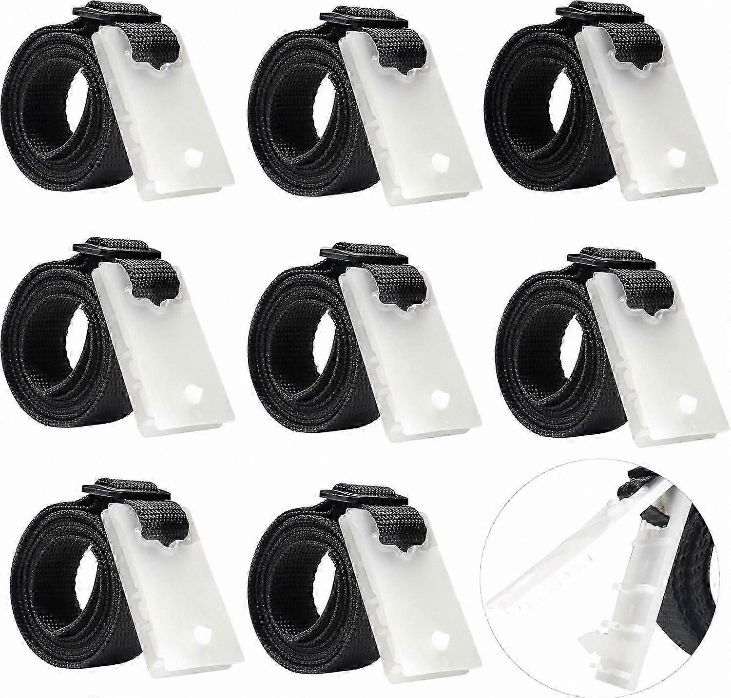 8-Pack Alligator Clip Straps for Bubble Tarpaulin Rollers