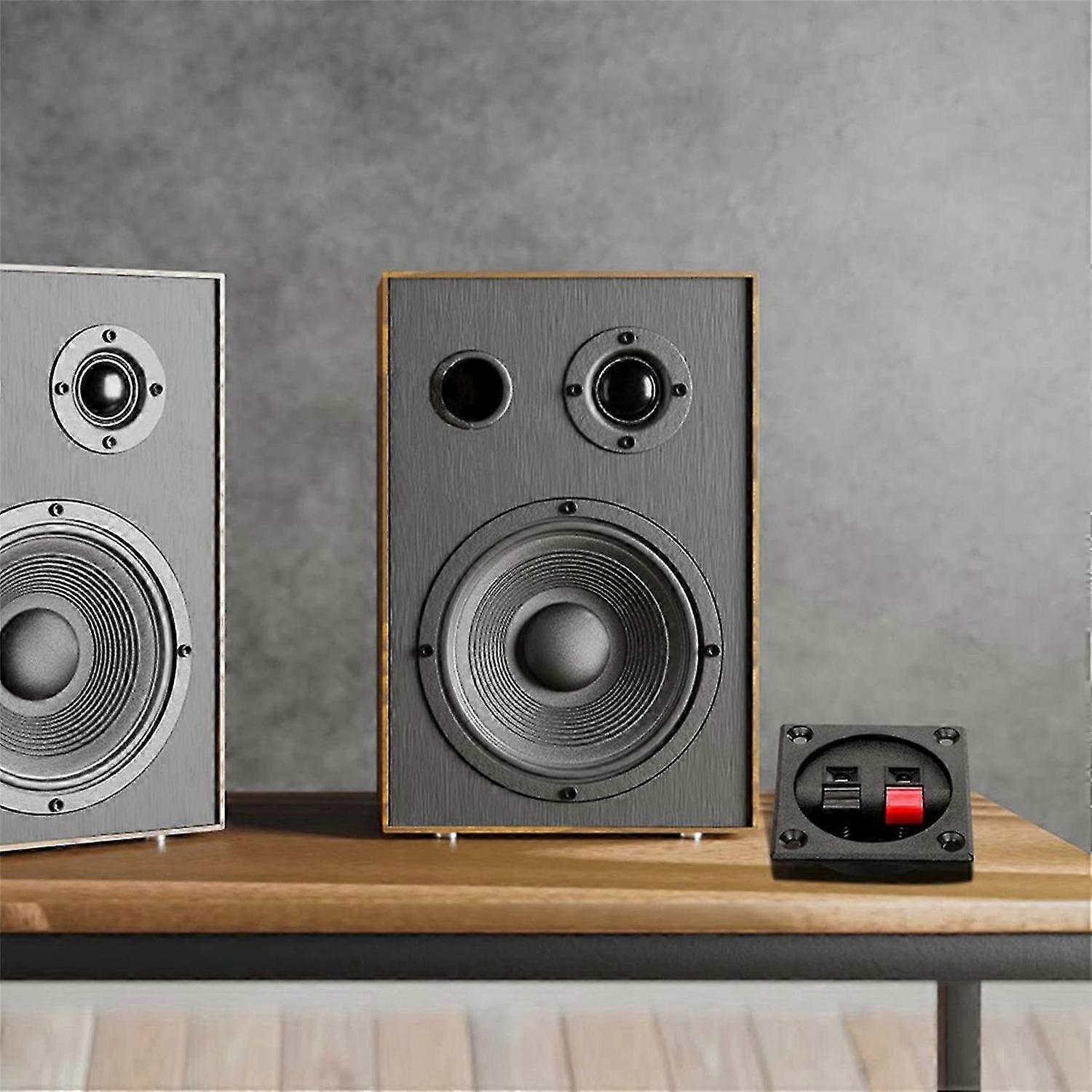 4PCS Speaker Box Terminal Cup, Spring Square Subwoofer Box