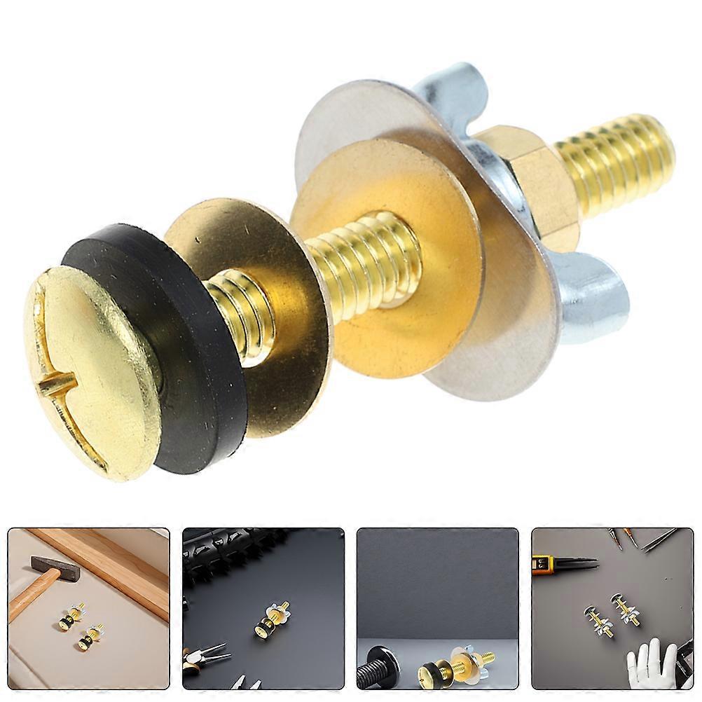 Toilet Bolts Kit for Rv Toilet Tank Featuring 20Pcs Round Head Screws