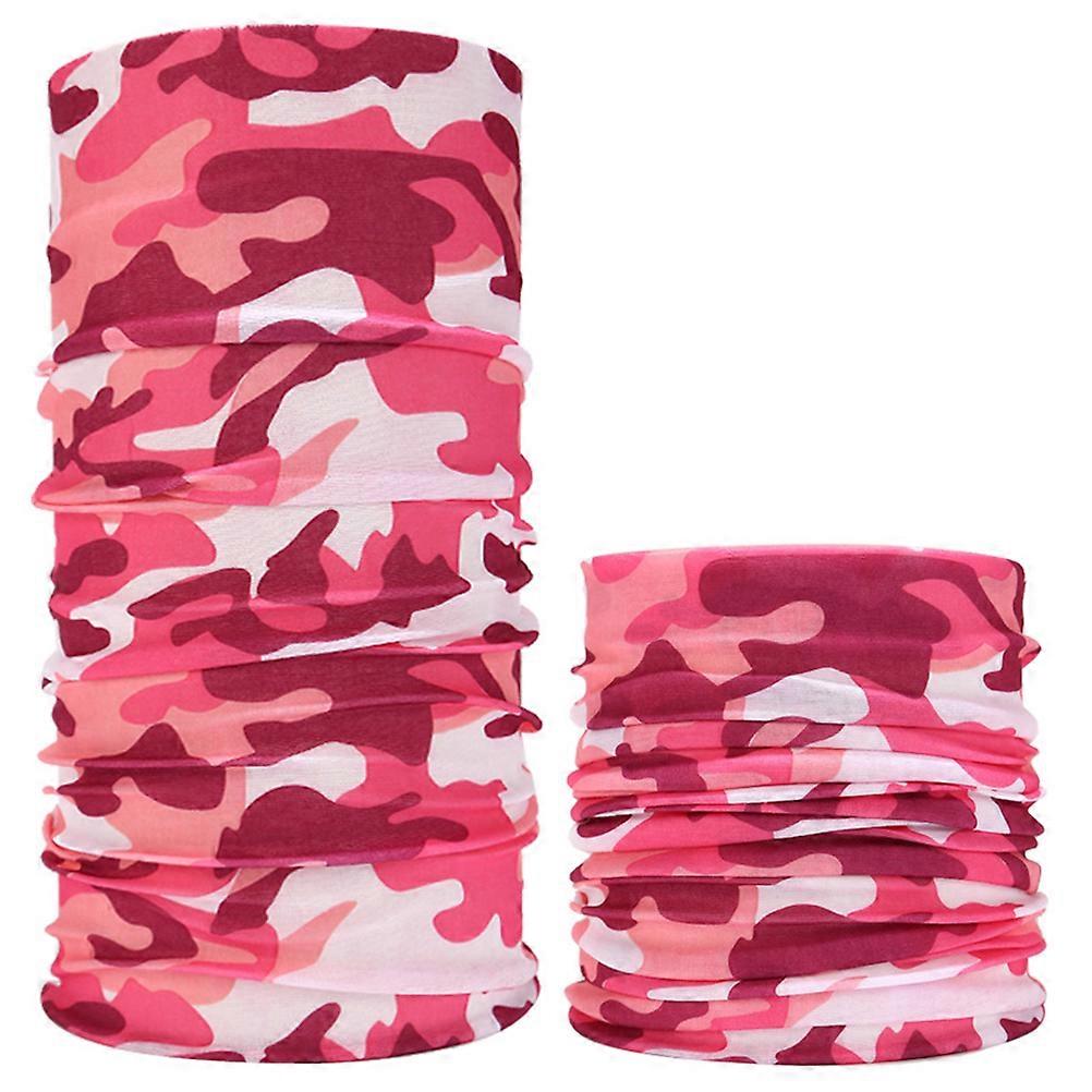 Face Covering Neck Gaiter Scarf Assorted Color Dustproof for Yoga and Cycling 6Pcs