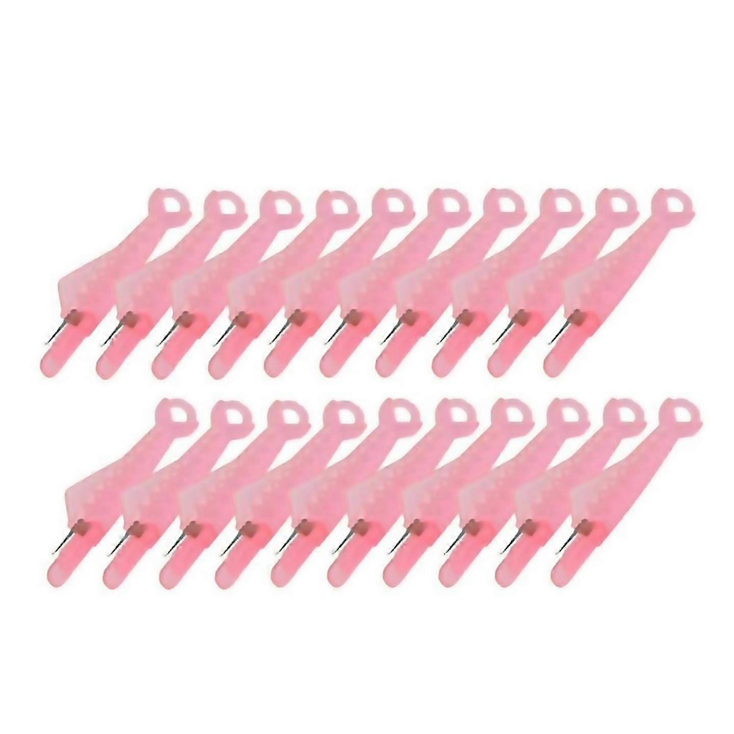 For Fish Mouth Sewing Machine Needle Threader 100pcs Pink