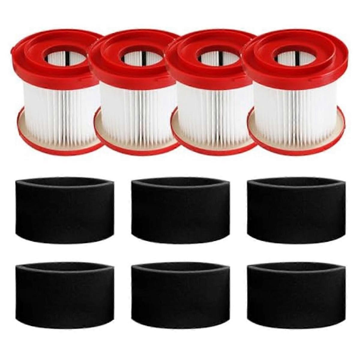 4pcs 49-90-1900 Filters and 6pcs 49-90-2015 Sponge Filters