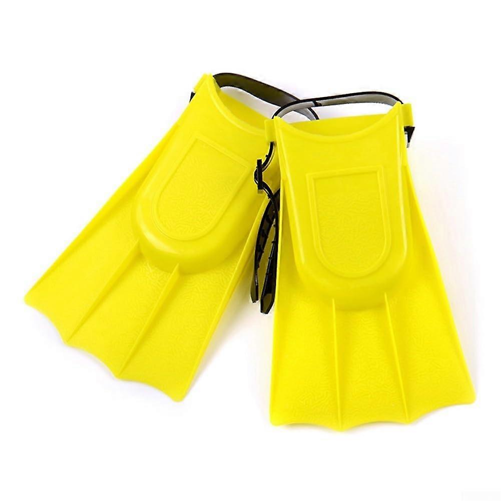 Snorkel Fins Anti Slip Grip For Comfortable Extended Use In Water Activities Yellow