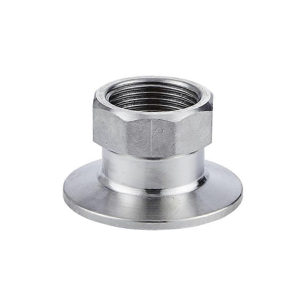 SUS304 Stainless Steel Pipe Fittings BSPT Female Tri Clamp Coupler Sanitary 1/2 To 2 In DN32 K50.5mm