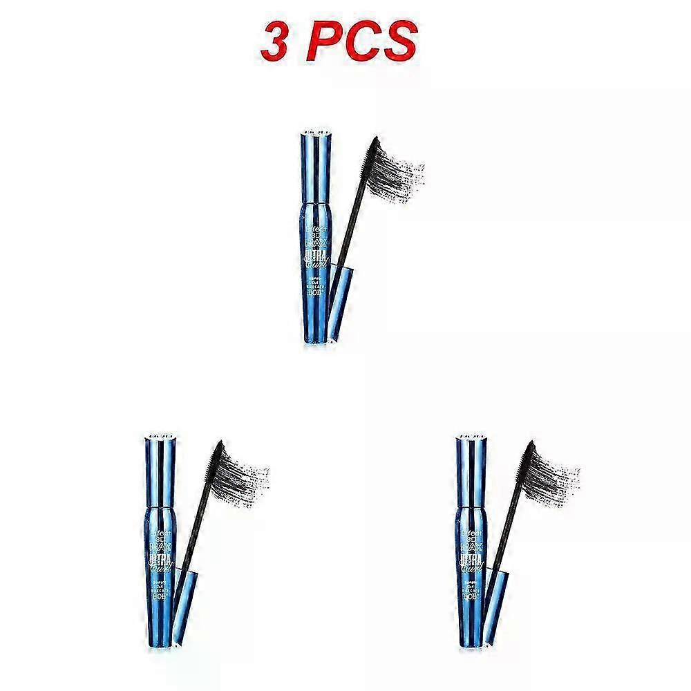 1-5 יח '\ חבילה טבעי מתולתל דק מסקרה 3D סיבים סיבים קרם ריסים עמיד למים מתמשך עיניים איפור עין ריסים שחורים קוסמטיקה