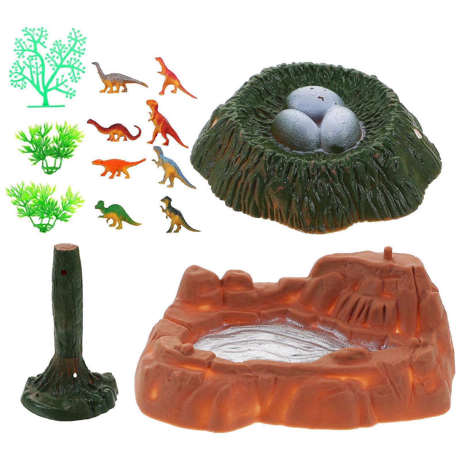 Simulated Dinosaur Crafts Small Dinosaur Models for Kids Use 8Sets