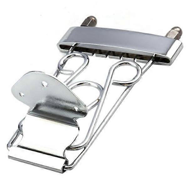 2Pcs Tailpiece For 6-String Guitar And 335 Guitar In Silver Ideal For Guitar Maintenance And String Mounting