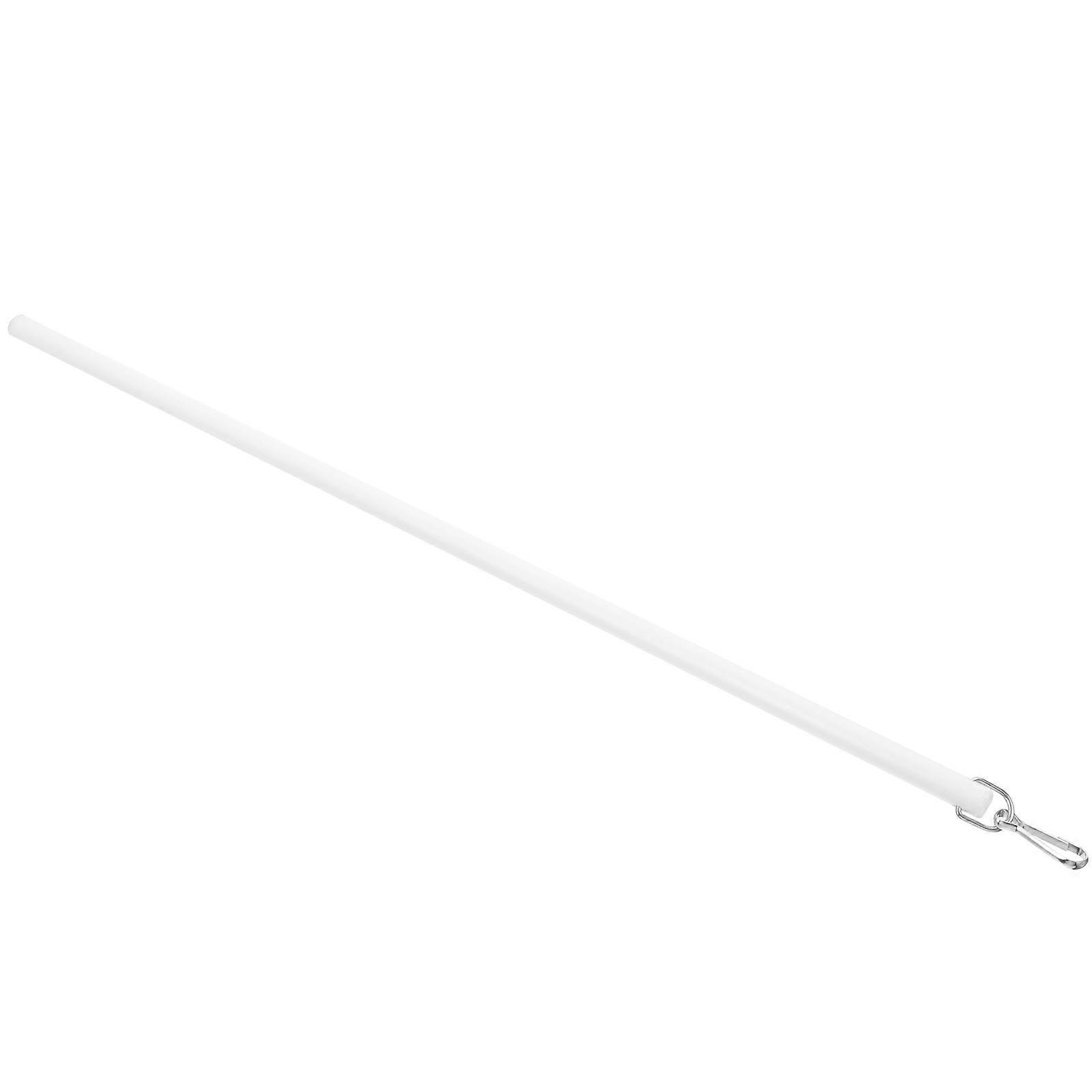 Curtain Pull Rod for Venetian Blind Opening with 2Pcs White Acrylic