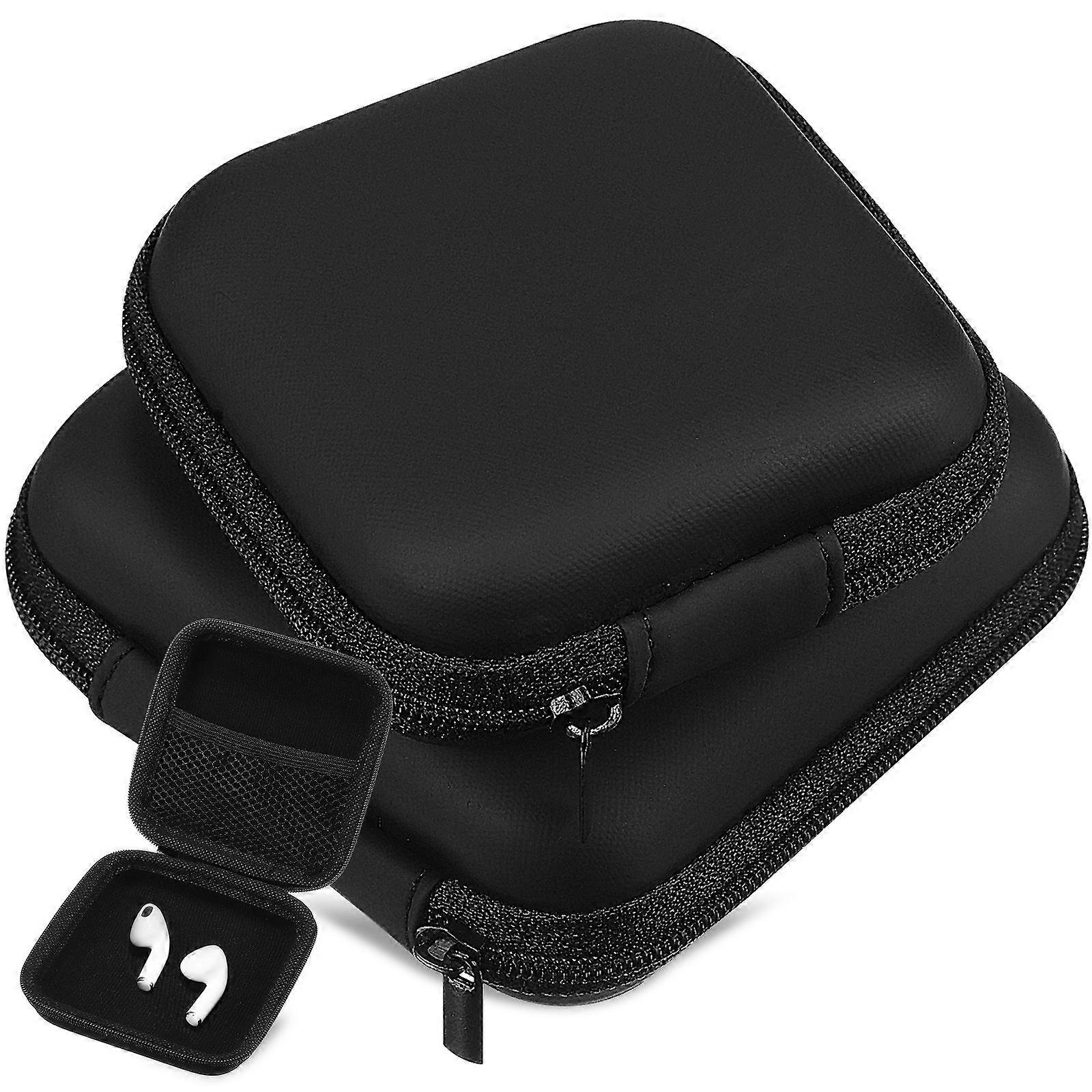 Earphone Storage Bag Hard Shell Carrying Case for Travel Use 6Pcs Set