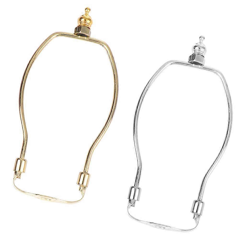 Lamp Frame Horn Lampshade Accessory for Lighting Use 2Pcs Alloy Material