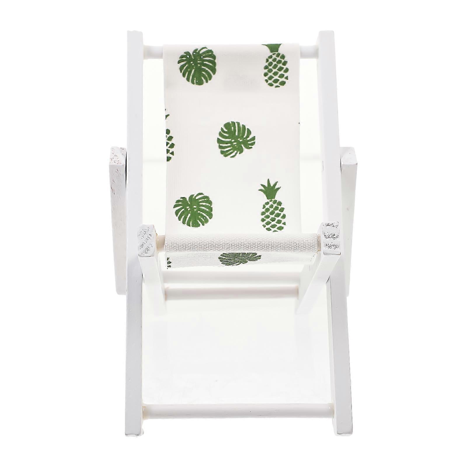 Hamster Beach Chair Wood Multi-Functional Photo Prop 2Pcs Set