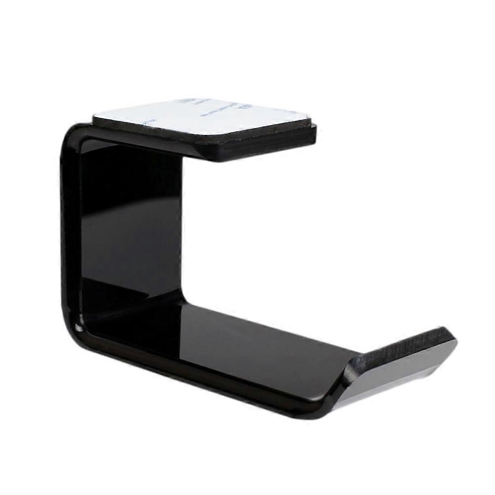 Headphone Holder With Elegant Design Suitable For Workspace And Flat Surfaces Black Color Dust Protection 6 Pcs