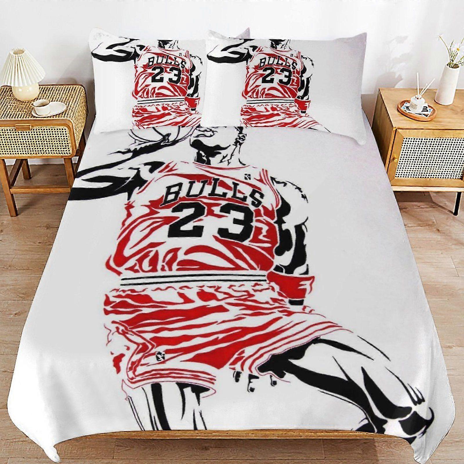 Parure de lit Michael Jordan x213, douce et uniforme, lavable en machine, finition filetée, literie confortable z213