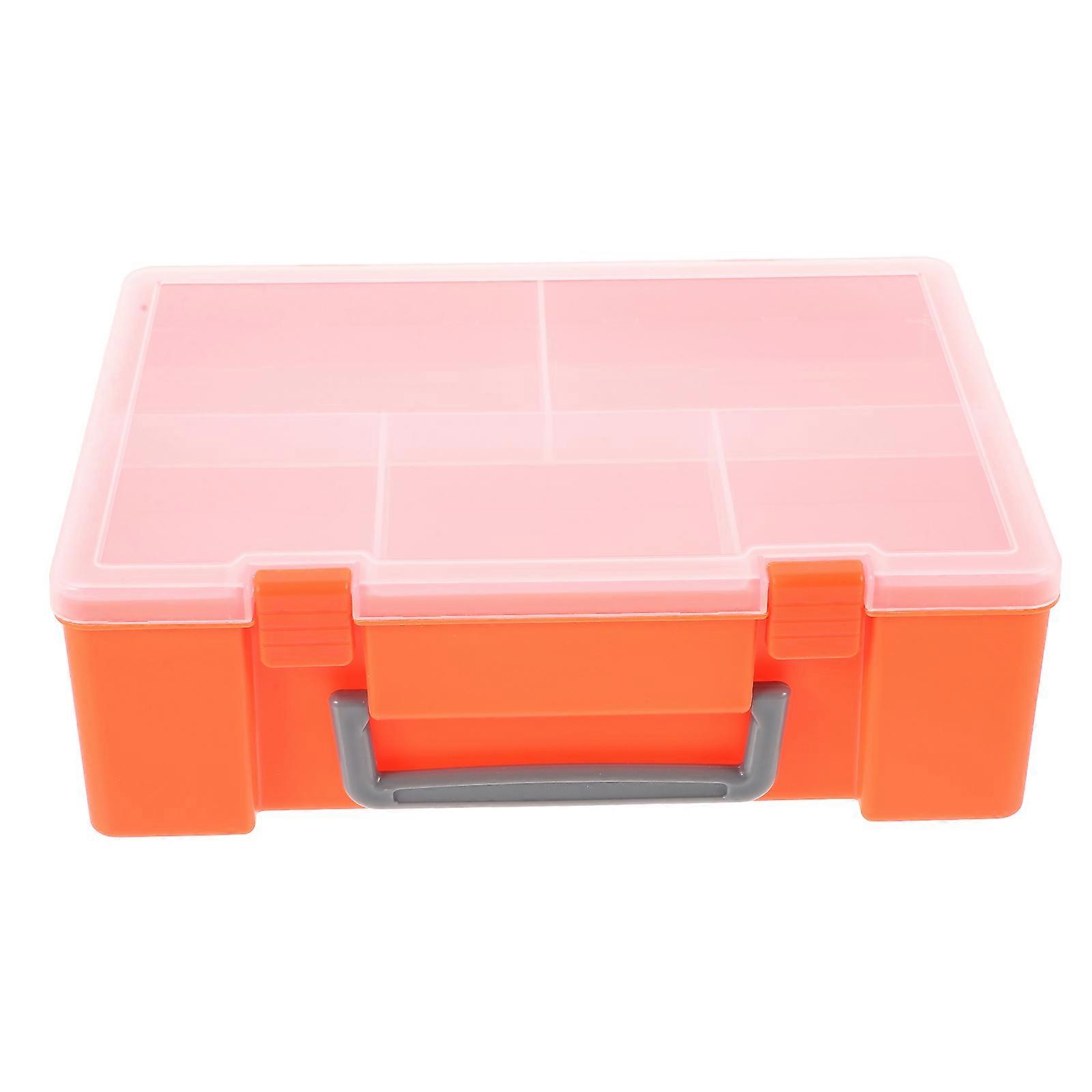 Parts Organizer Box Plastic Compartment Storage Box for Tools 3Pcs