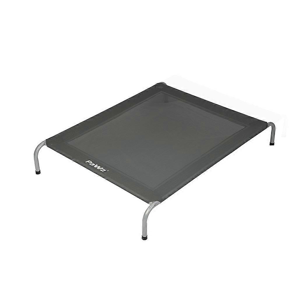 Pawz Elevated Trampoline Pet Bed Dog M Grey Medium Trampolines