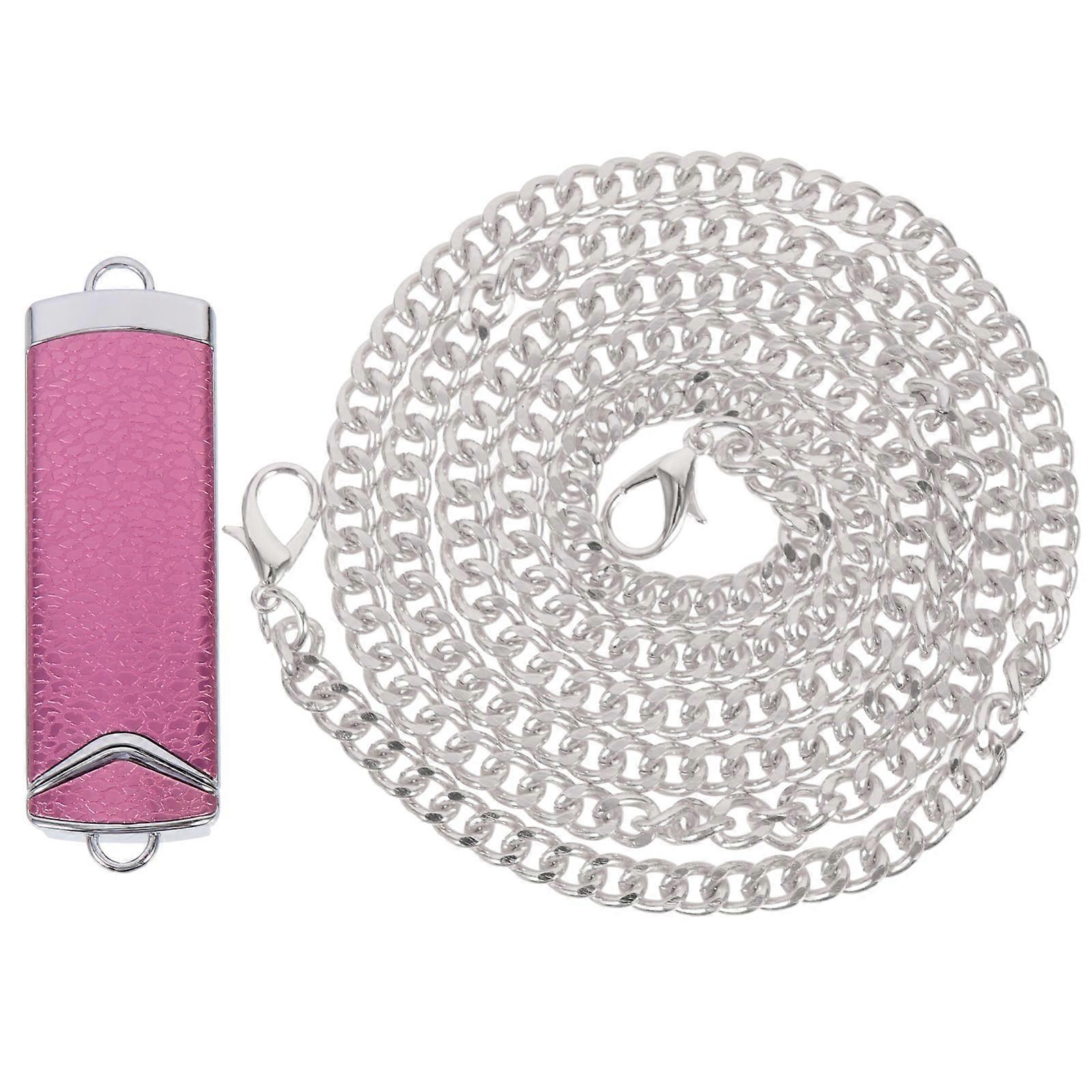 Phone Crossbody Chain Anti-Theft Secure Phone Clip Hands-Free Pink 8.23X2.56X2CM 1Pack