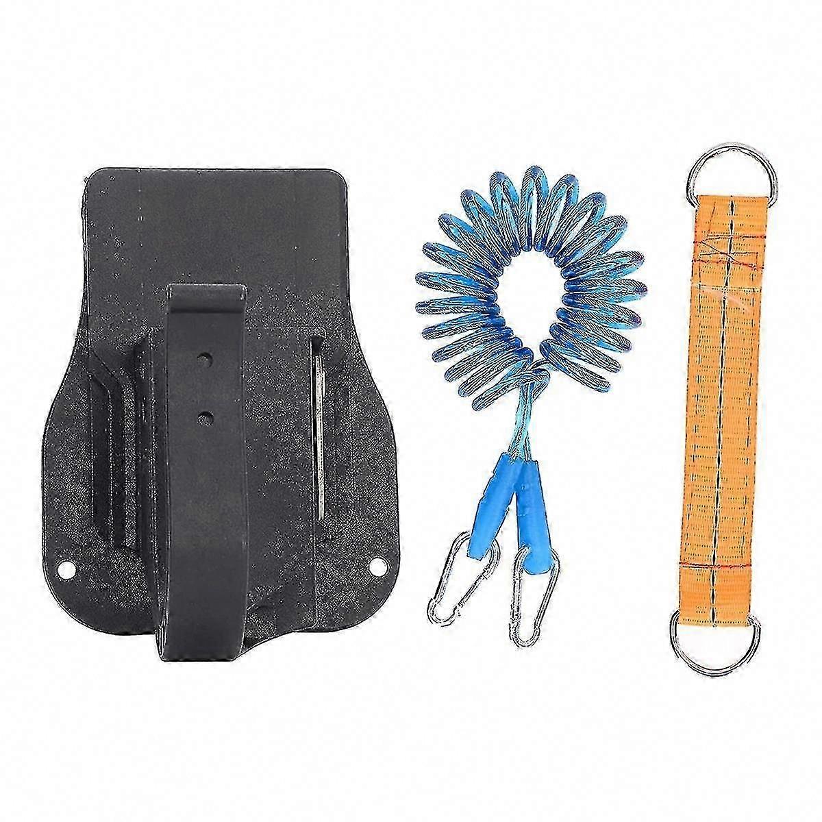 Impact Drill Holster Tool Belt Holder with Safety Rope for Secure Use