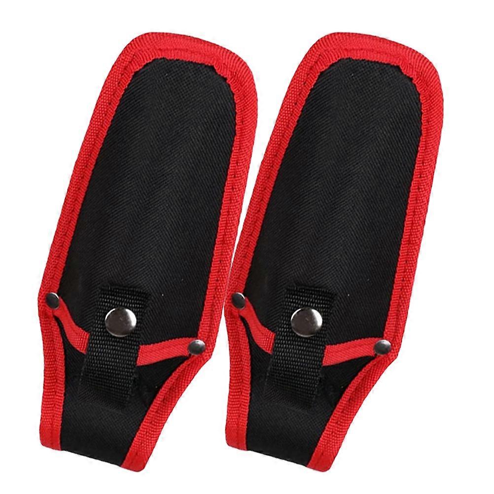 Durable Canvas Garden Pruner Sheath for Storage 6Pcs Black Shear Covers
