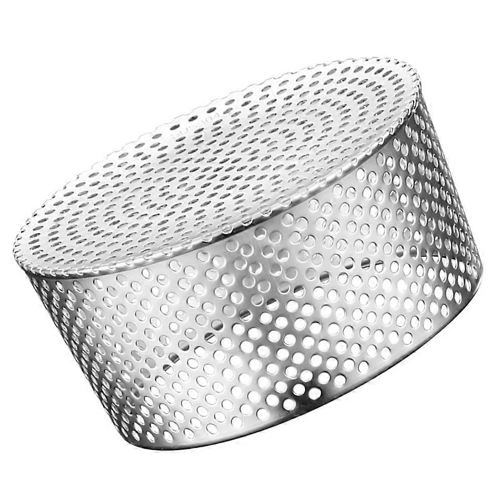 Couvercle de drain de toit en acier inoxydable pour gouttière à usage domestique, 4 pièces