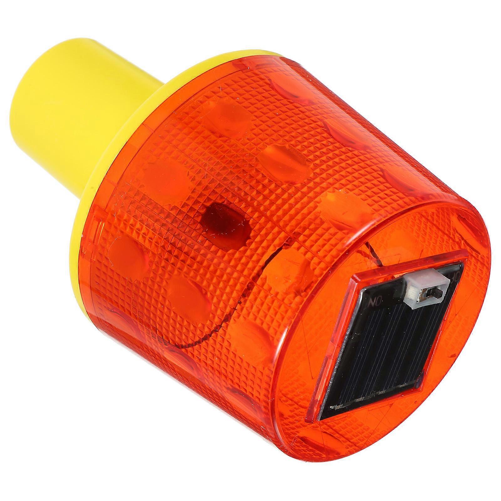 Solar Warning Light Roadside for Nighttime Use 2Pcs